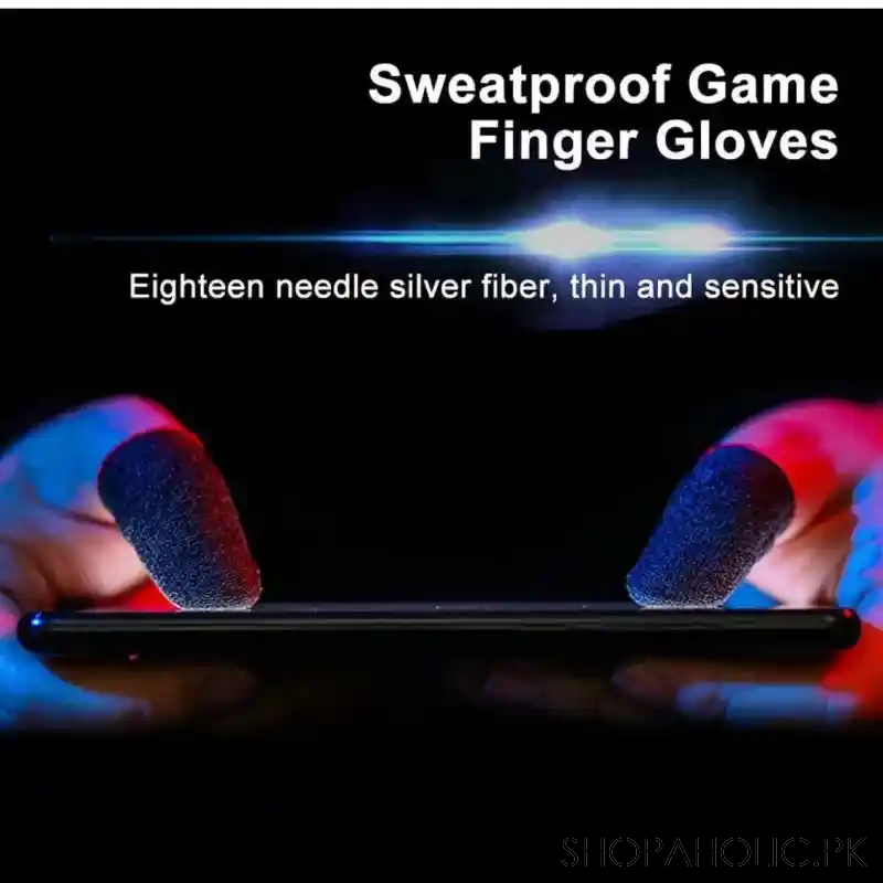 GENDA PUBG Mobile Phone Finger Sleeves for Gaming | Anti-Sweat Breathable Finger Sleeve Gloves for Gaming | Thumb Sleeves Mobile Gaming | Gamer Gloves | Pack of80(yellow)