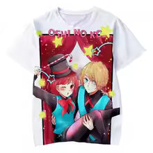 Oshi No Ko T-Shirts Anime Manga 3D Print Streetwear Men Women Casual Fashion Oversized T Shirt Harajuku Kids Tees Tops Clothing