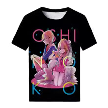 Oshi No Ko T-Shirts Anime Manga 3D Print Streetwear Men Women Casual Fashion Oversized T Shirt Harajuku Kids Tees Tops Clothing