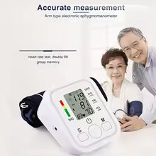 Arm Automatic Blood Pressure Monitor 32 Cuff Medical BP Sphygmomanometer Baumanometer Meter Tonometer Heart Rate Pulse