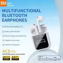 Xiaomi A2Pro Screen Headset Touch Screen Active Noise Reduction Wireless ANV to Full Color LED Bluetooth Headset